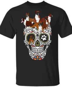 boxer Shirt Halloween Skull Costumes Gift boxer Halloween Shirt Costume Funny boxer Shirt T-Shirt