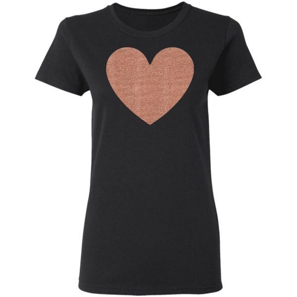 Valentine’s Day Faux Rose Gold T-Shirt