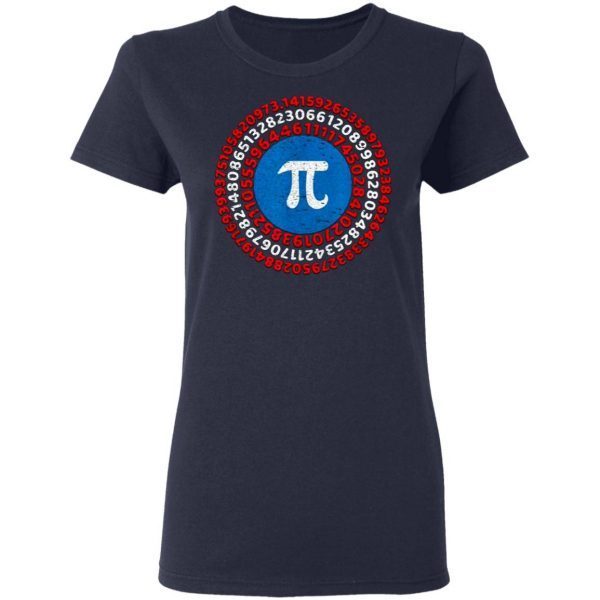 Captain Pi Superhero Funny Pi Day 2020 Science Mat T-Shirt