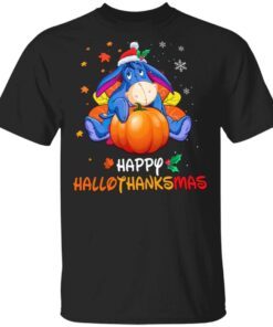 Eeyore Happy Hallothanksmas T-Shirt