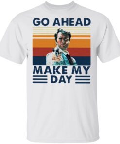 Dirty Harry go ahead make my day vintage shirt