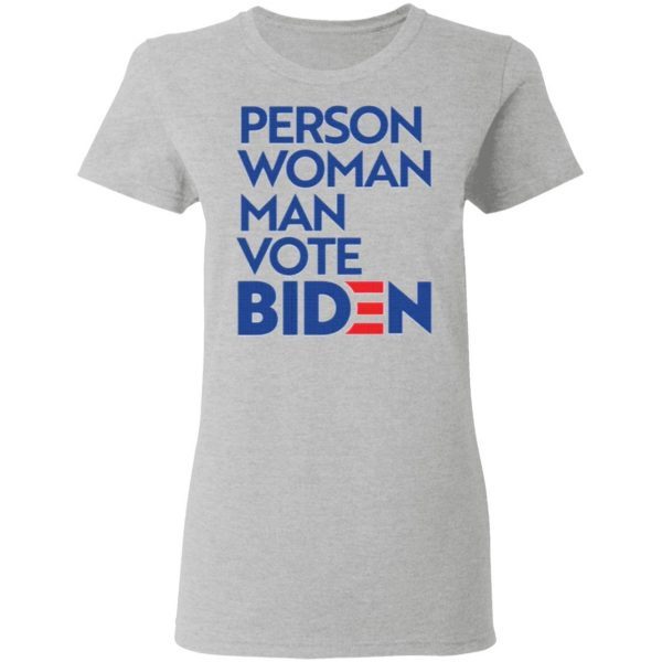 Person Woman Man Vote Biden Sweater Shirt