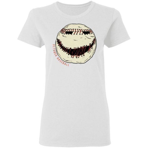 Jack Skellington October Baseball T-Shirt