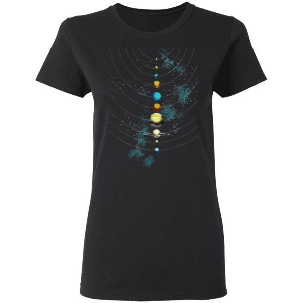 Solar System Alignment Terrestrial Planet Space Lover T-Shirt