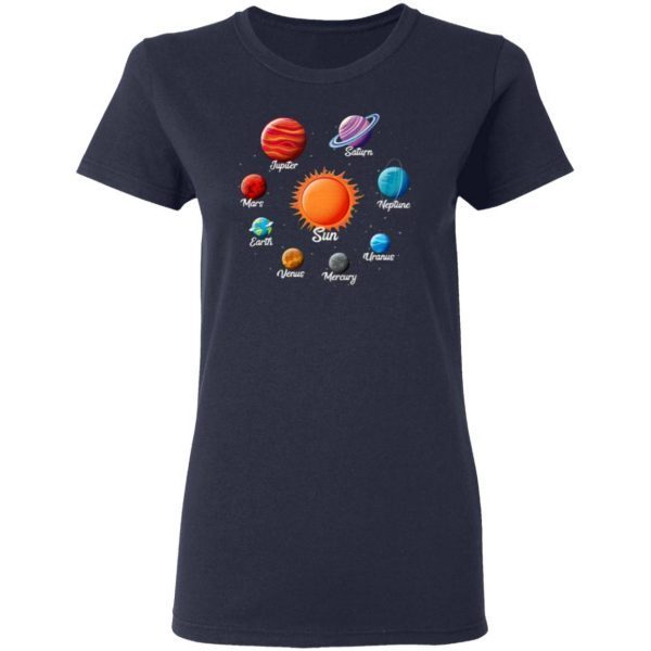 Solar System Awesome Gift For Space Geeks T-Shirt