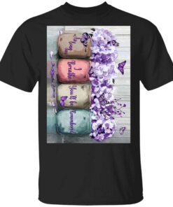 Butterfly Autism Awareness As long as breathe you’ll be remembered T-Shirt