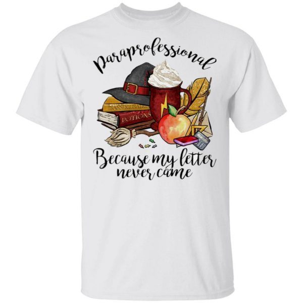 Paraprofessional because My letter never came Halloween T-Shirt