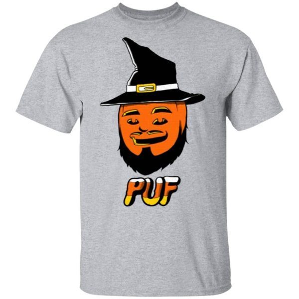 PUF-O-Lanterg Grey Tee – Limited Edition T-Shirt - Image 5