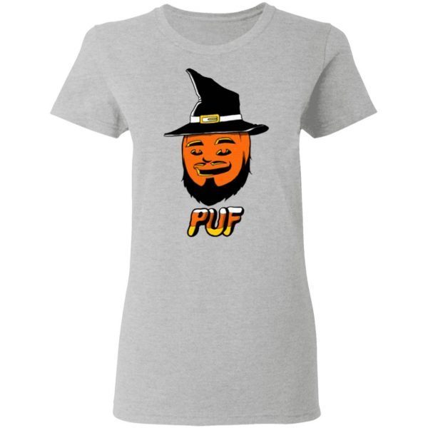 PUF-O-Lanterg Grey Tee – Limited Edition T-Shirt - Image 7