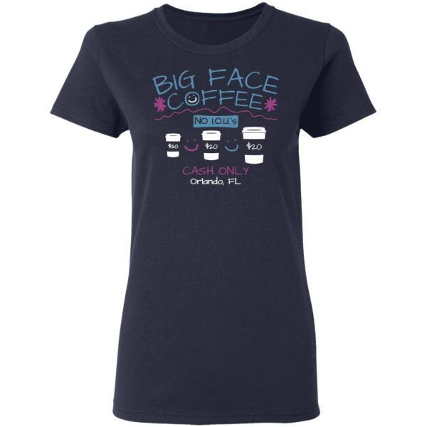 Big Face Coffee Shirt Miami Basketball T-Shirt