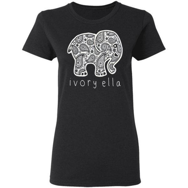 Summer Cute Elephant Blooming Jelly T-Shirt