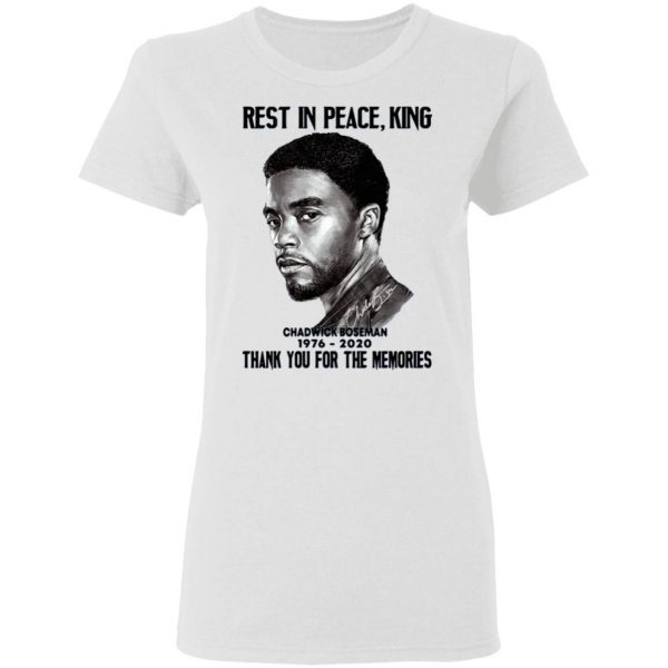Rest in peace king 1976 2020 signature thank you for the memories T-Shirt
