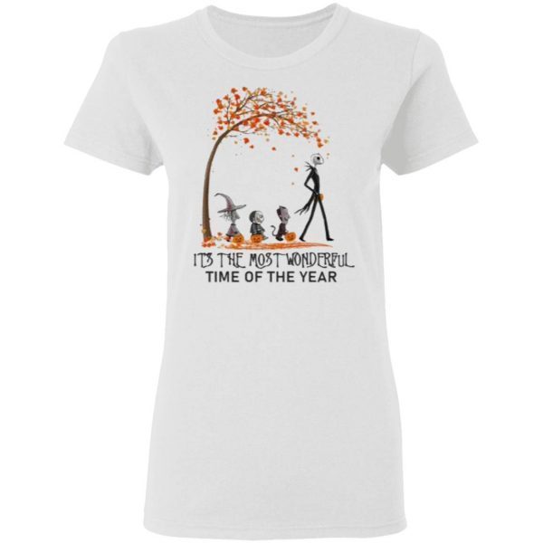 Jack Skellington it_s the most wonderful time of the year Halloween shirt