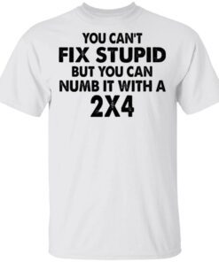 You Can’t Fix Stupid But You Can Numb It With A 2×4 T-Shirt