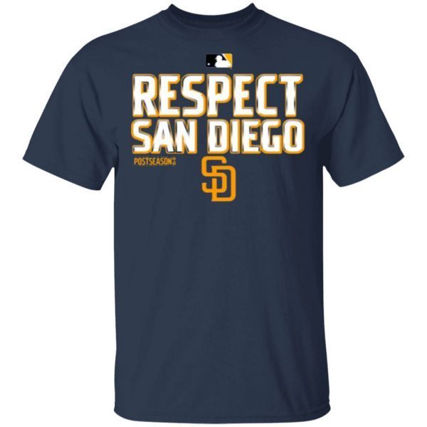 Respect San Diego Padres Shirt San Diego Padres Black T-Shirt