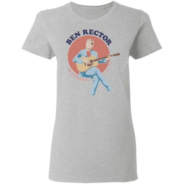 Ben Rector Merch Old Friends Acoustic Tour Guitar T-Shirt