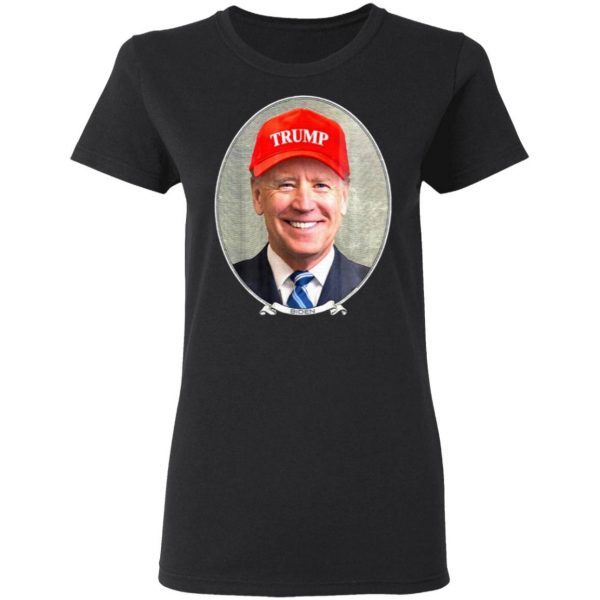 Joe Biden Wearing Hat Trump T-Shirt