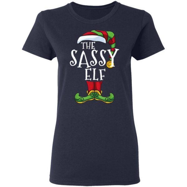 Sassy Elf Family Matching Christmas Group Gift Pajama T-Shirt