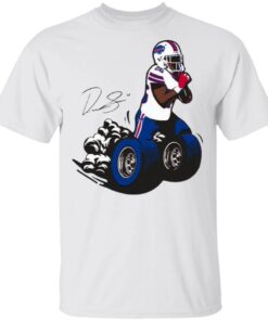 Buffalo Bills Fan Box Devin Singletary Motor T-Shirt