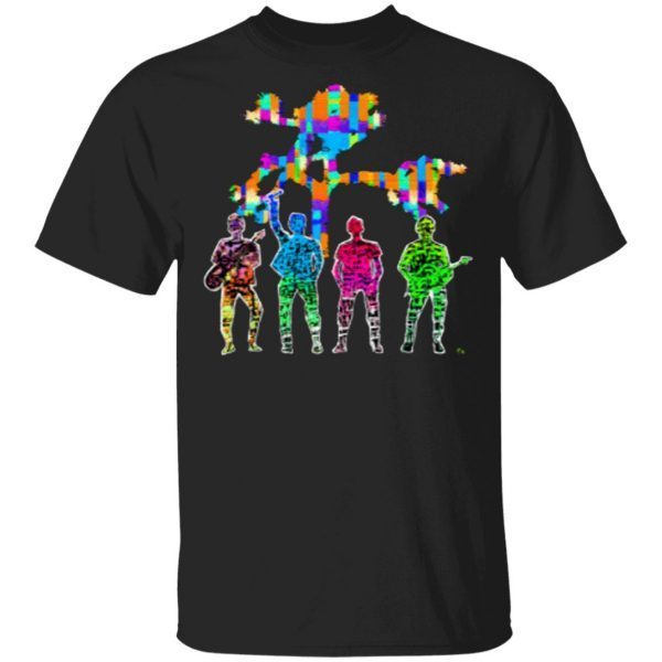 The Irish Rock Band In Saturated Color T-Shirt