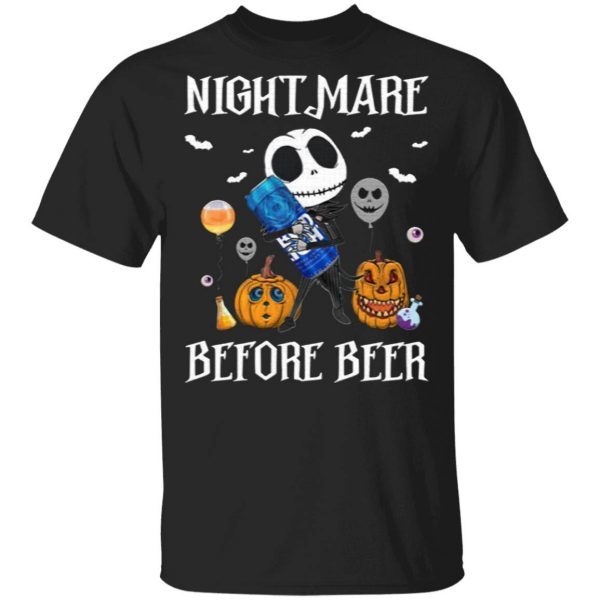 Jack Skellington Nightmare Before Bug Light Beer Halloween T-Shirt