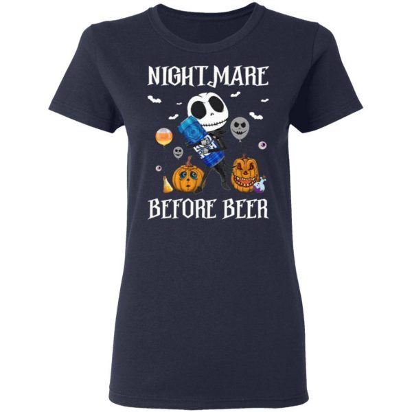 Jack Skellington Nightmare Before Bug Light Beer Halloween T-Shirt