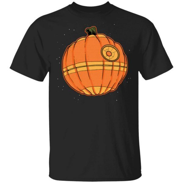 Death Star Pumpkin Star Wars Halloween T-Shirt