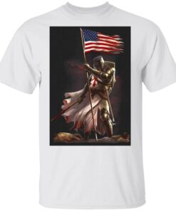 American Flag Knight Templar T-Shirt