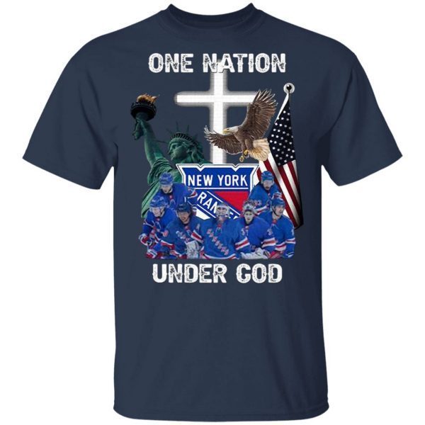 New York Rangers One Nation Under God T-Shirt