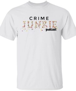 Crime Junkie Merch Pills Logo White T-Shirt