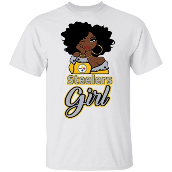 Black Girl Pittsburgh Steelers T-Shirt