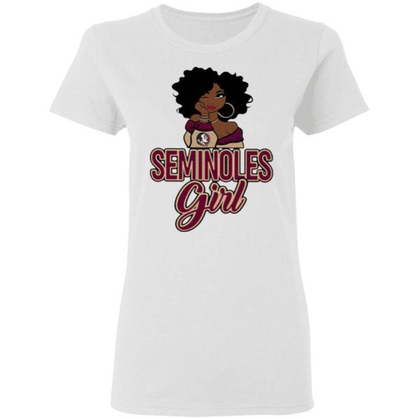 Black Girl Florida State Seminoles T-Shirt