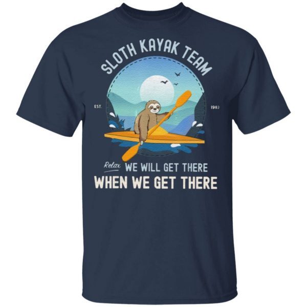 Sloth Kayaking Sloth Kayak Team Classic T-Shirt