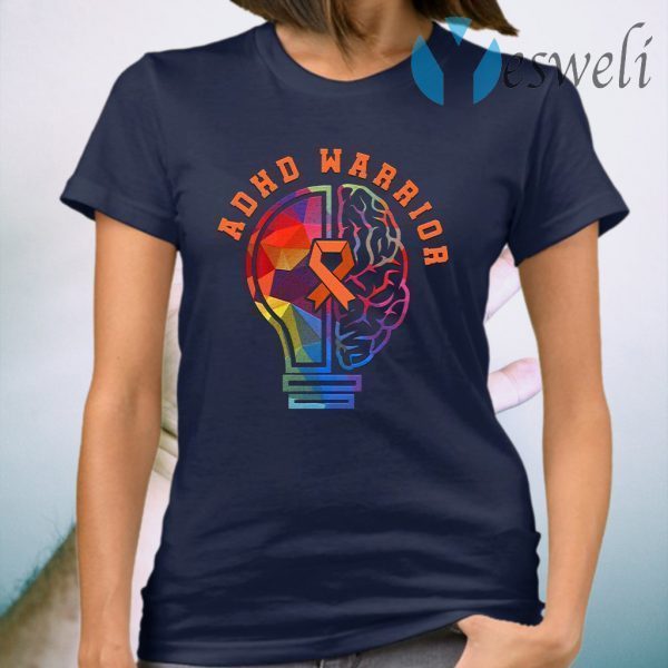 ADHD Fights Attention Deficit Warrior T-Shirt