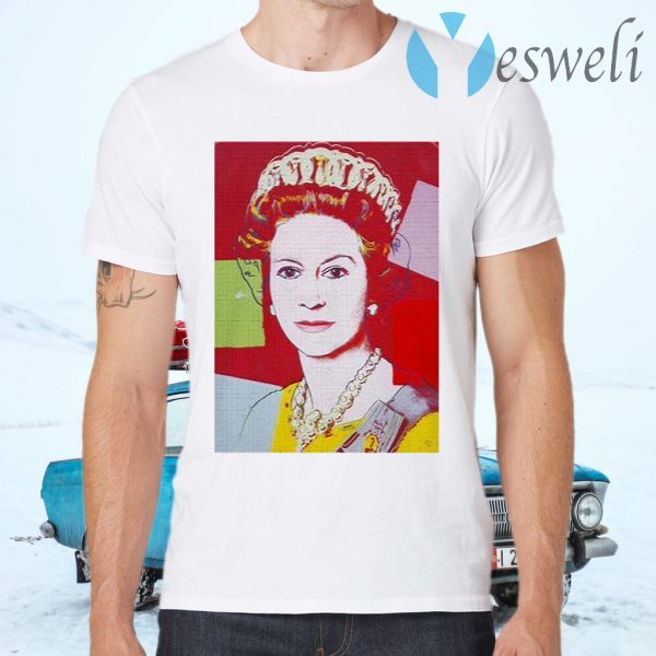 Andy Warhol Queen Elizabeth England Pop Art 60s T-Shirts