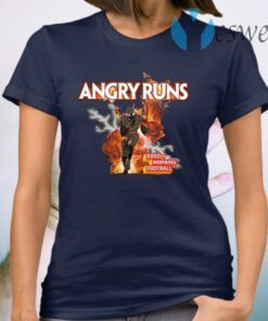 Angry Runs Good Morning Football T-Shirt