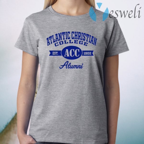 Atlantic Christian College Est ACC 1902 Alumni T-Shirt
