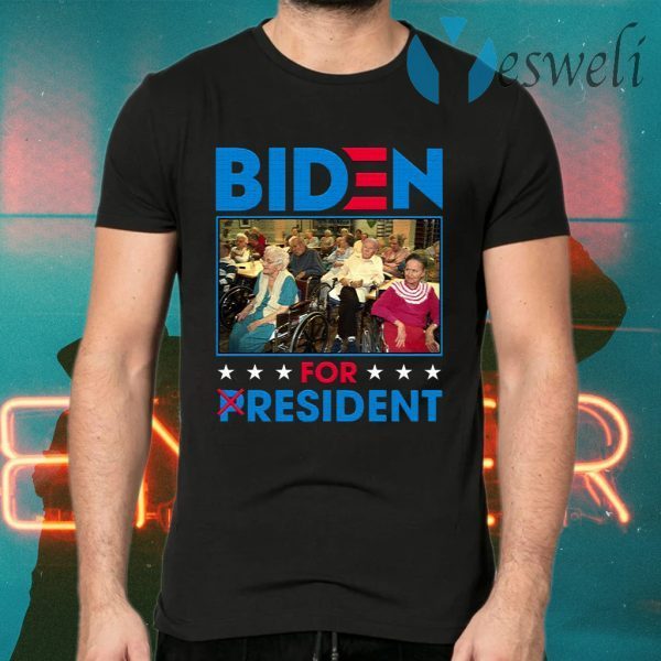 Biden For Resident Funny Trump Mocking T-Shirts