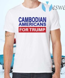 Cambodian Americans For Trump Election 2020 Republican T-Shirts