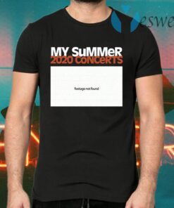 Consequence Shop Summer 2020 Concert T-Shirts