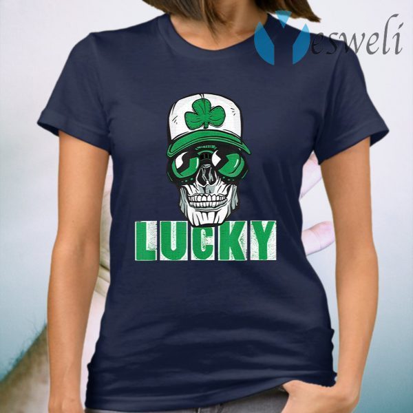 Cool Skull Halloween Made To Match Jordan 13 Lucky Green T-Shirt