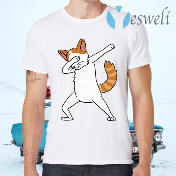 Dabbing Turkish Van Cat Dab Dance Funny Pet Gift T-Shirts