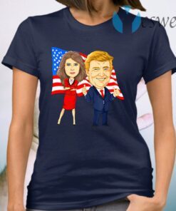 Donald Trump And Melania Trump Potus Flotus USA T-Shirt