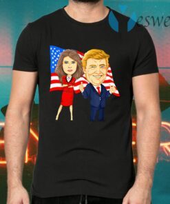 Donald Trump And Melania Trump Potus Flotus USA T-Shirts