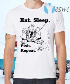 Eat Sleep Fish Repeat Fishing Fisherman T-Shirts