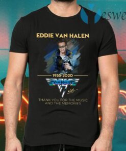 Eddie Van Halen Thank You For The Memories 1955-2020 T-Shirts