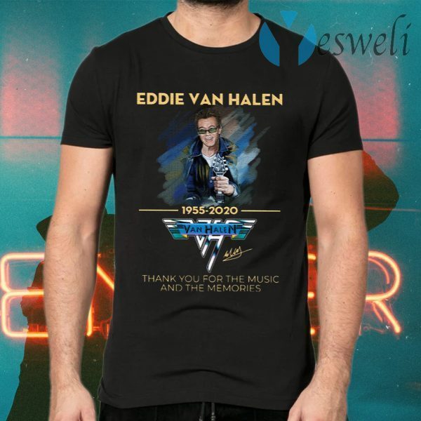 Eddie Van Halen Thank You For The Memories 1955-2020 T-Shirts