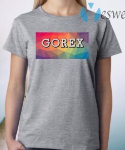 GOREX sfondo frammentato multicolore T-Shirt