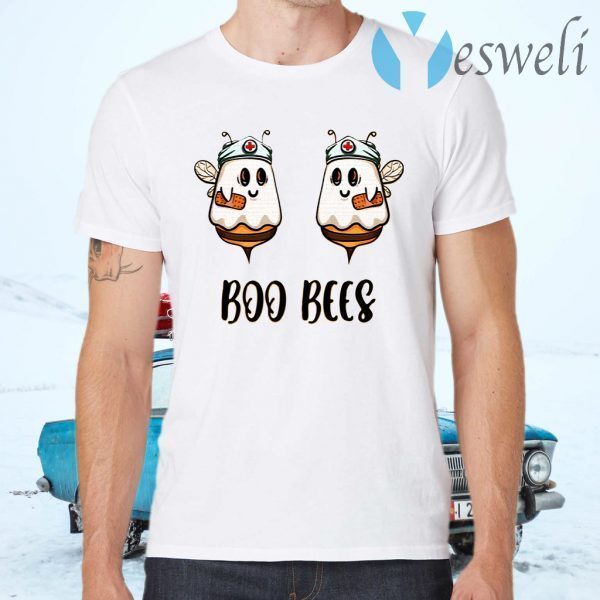 Halloween Boo Bees Nurse T-Shirts