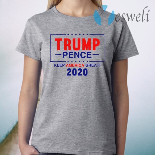 Happy Trump Pence Keep America Great 2020 T-Shirt